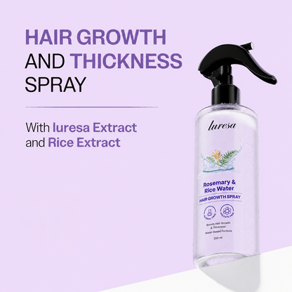 Rosemary Water with Rice Water |100% Natural Extract