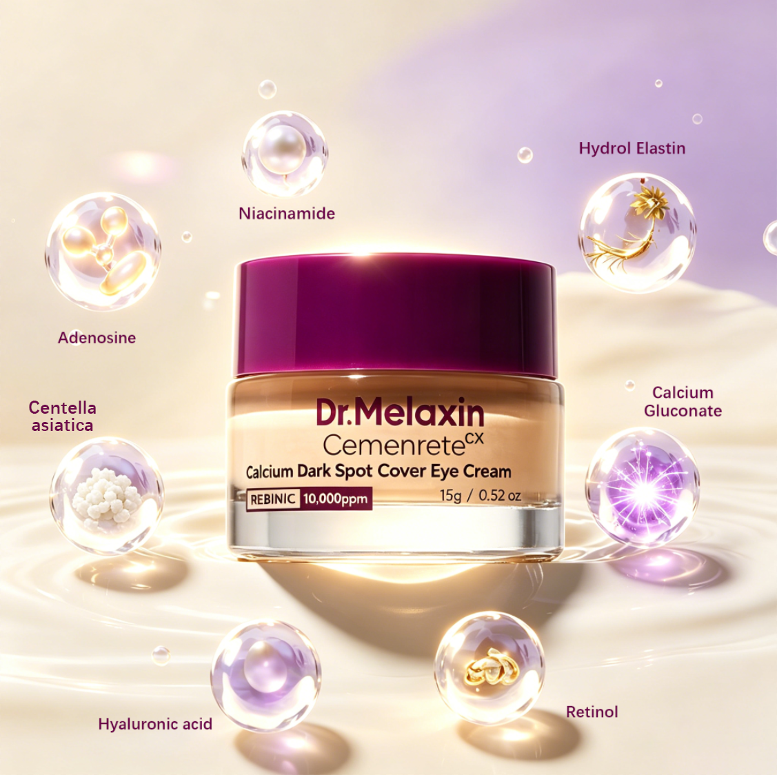 Cemenrete Calcium Dark Spot Eye Cream | Dark Circle, Anti-aging, Sagging, Elasticity
